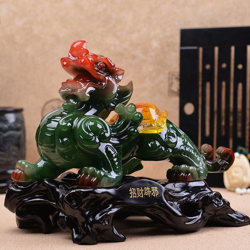 招财貔貅摆件大号皮丘客厅办公室桌家居家镇宅装饰品开业礼品树脂