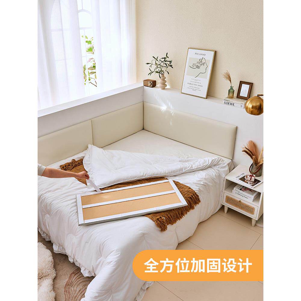 【浪漫巴里】榻榻米床头软包床头防撞靠垫皮革靠背侧墙贴纸定制