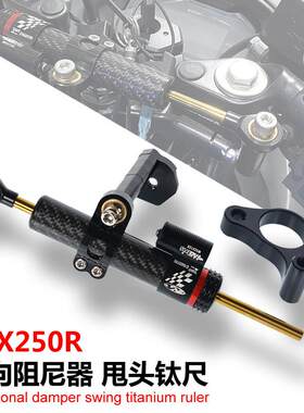 适用于铃木GSX250R改装钛尺支架机车车头防甩平衡杆方向阻尼器