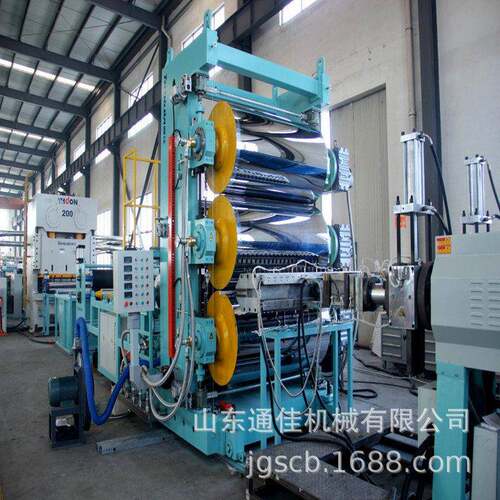 经济格栅设备养殖网机器土工格栅生产线