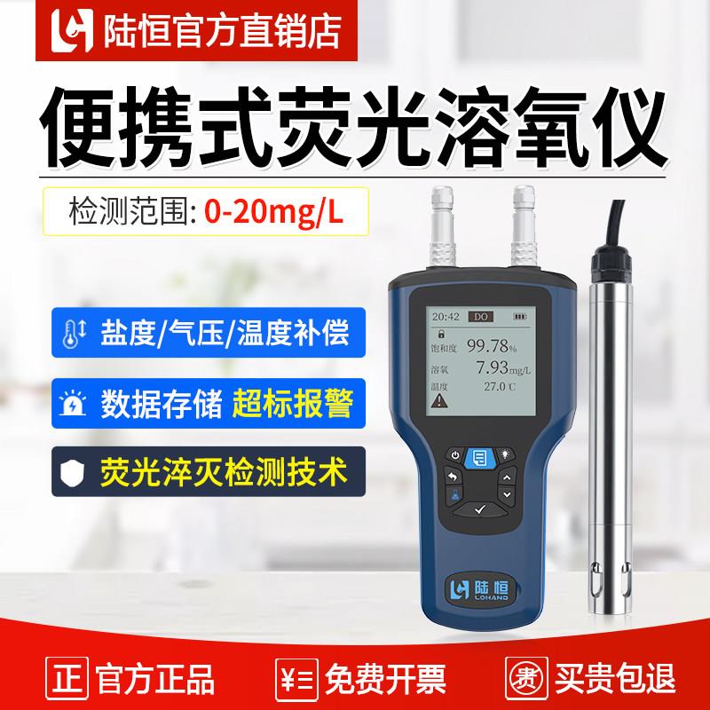 陆恒可携式萤光溶解氧检测仪溶氧电极污水DO快速测定水质分析仪器