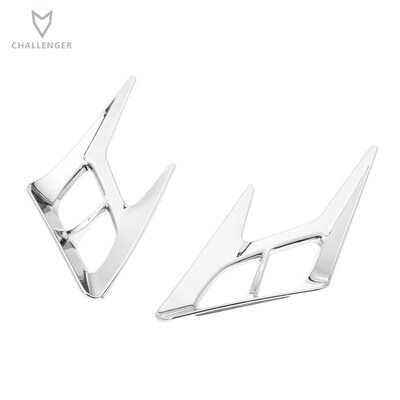 适用金翼GL1800改装电镀装饰配件前通风口装饰罩装饰盖2018-2020