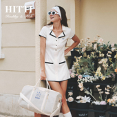 Hitti2025新款 高尔夫网球裙运动休闲 复古时髦小香风优雅老钱修身