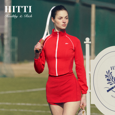 Hitti新款运动修身显瘦立领网球高尔夫运动外套透气速干