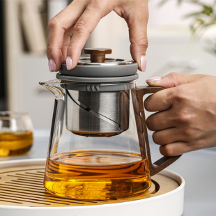 玻璃飘逸杯泡茶壶大容量过滤冲茶器耐高温电陶炉专用煮茶壶套装