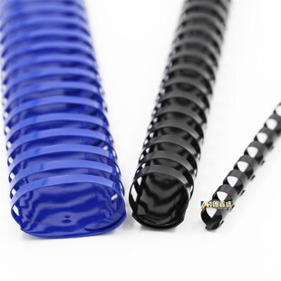 胶环 订胶圈 装 订耗材支黑白蓝色支 订 科朗鑫盛2孔 圆形装 22mm装