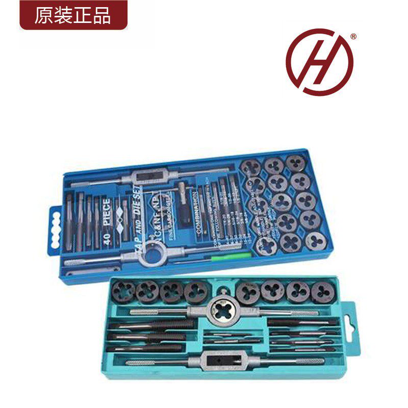 丝锥丝攻板牙套装扳牙绞手用套装螺丝攻牙扳手手动攻丝五金工具