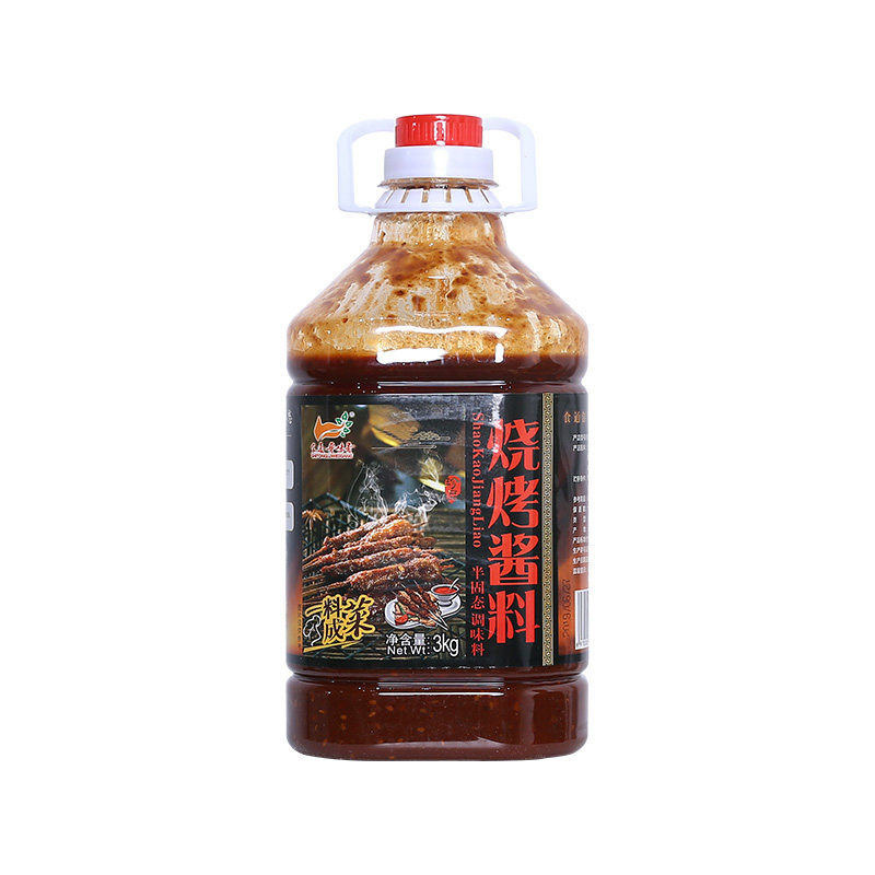鲁味香烧烤酱料炸串铁板鱿鱼鸭肠韩国烤肉秘制海鲜刷酱增香调味料