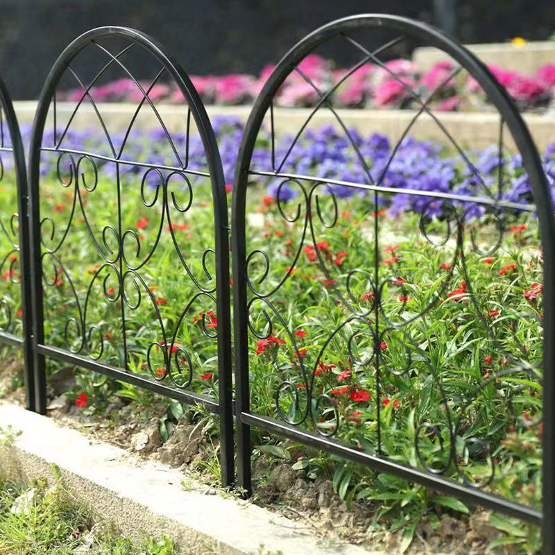 地插栏栅花园围栏铁艺篱笆隔断院子草坪花坛花圃绿化带护栏园艺装