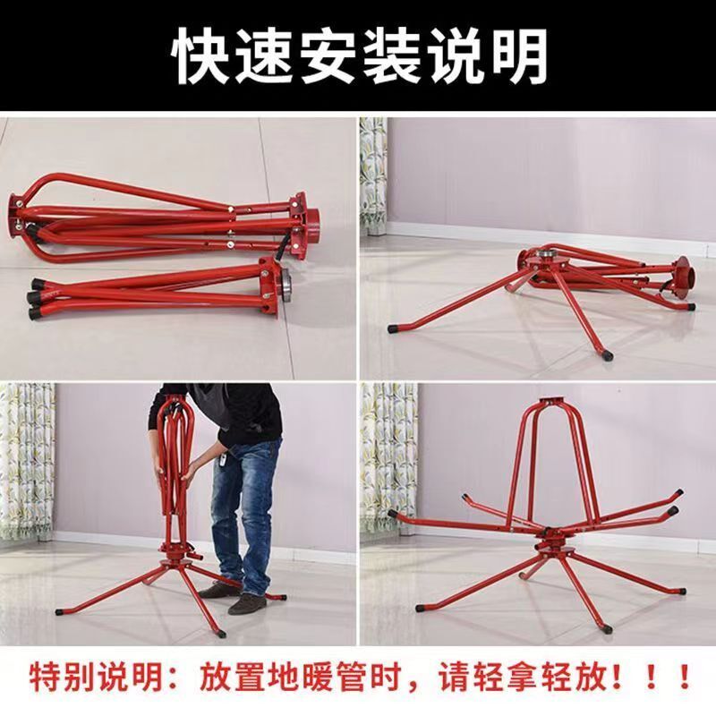 地暖放管器放管架子轴承款盘管器地热管地暖管安装工具支架电缆线
