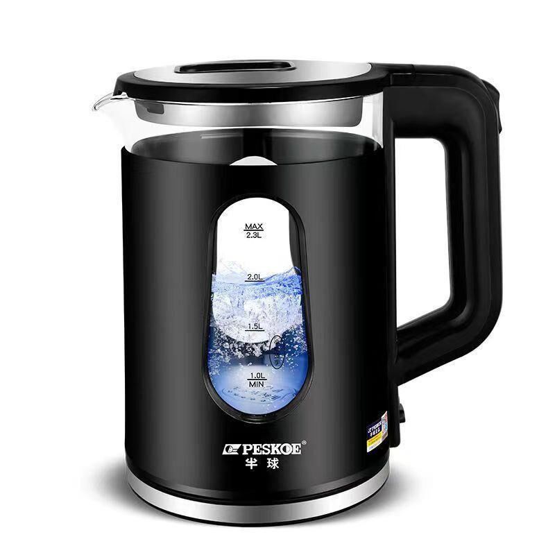 Glass electric heating water kettle health pot 玻璃电热水壶