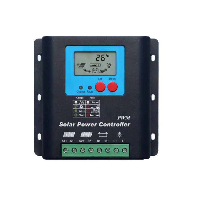 太阳能控制器12v24V48伏50A60A80a100A120A150安电池充电保护器