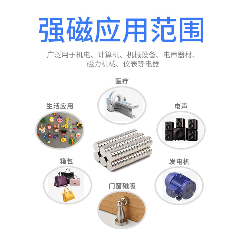 D20*4mm强力磁铁 钕铁硼强磁 磁钢 磁铁强磁 超强吸铁石 磁铁片