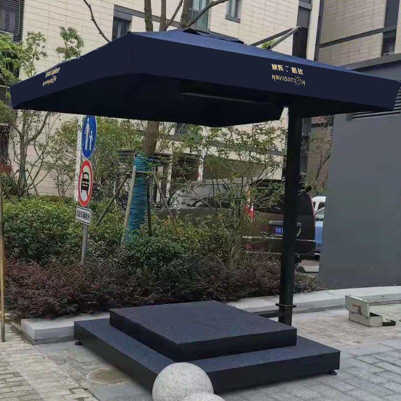 保安岗亭遮阳伞立岗台门岗值勤伞礼宾台售楼形象岗伞站台伞岗亭伞