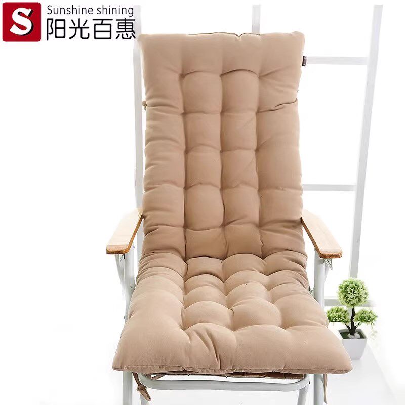 躺椅折叠椅水晶绒加厚通用沙发垫子椅垫坐垫摇椅专用一体靠背垫子