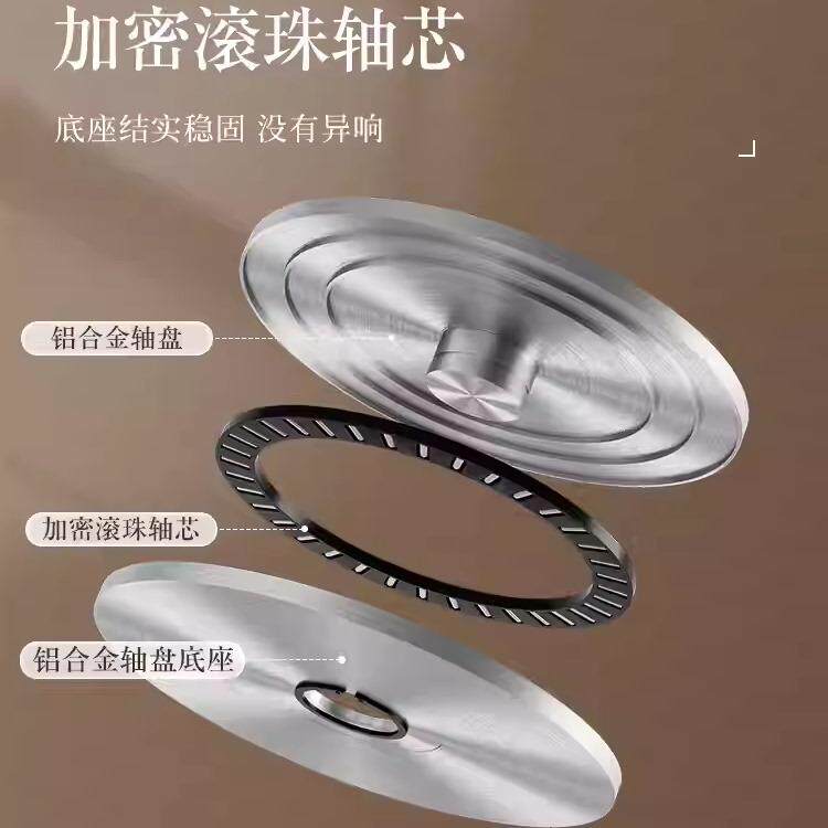 餐桌转盘家用加厚钢化玻璃桌子大园形圆盘桌面饭桌转桌圆桌旋转盘