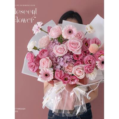 重庆混搭花束同城鲜花康乃馨玫瑰速递配送花上门店生日送花订