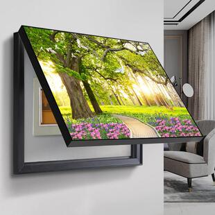 大自然森林风景电表箱装饰画 画免打孔遮挡强弱空开 配电箱电闸盒