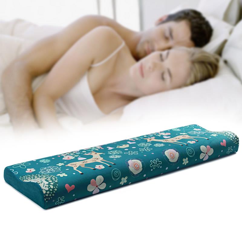 长款枕头双人四季款情侣颈椎枕芯记忆棉枕头护颈枕长的枕头