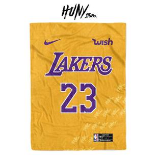 LeBron James勒布朗小皇帝詹姆斯篮球迷定制礼物空调被子毛毯床单