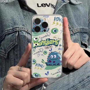 怪兽大学适用苹果17promax手机壳oppo小米17红米k70vivos18华为iPhone16保护套14软壳13/12/11透明防摔7/8p女