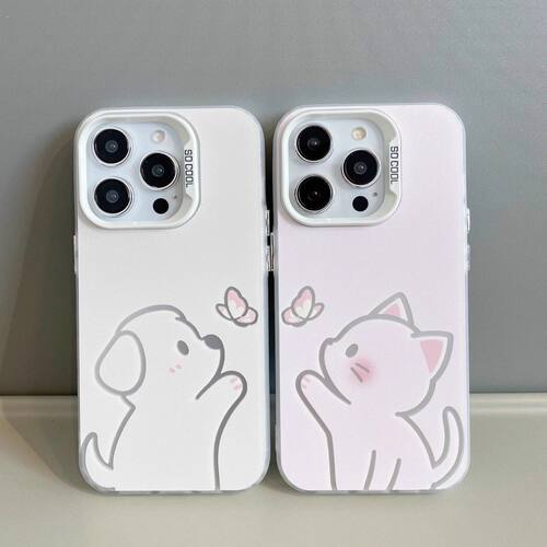 小狗蝴蝶适用iphone17手机壳