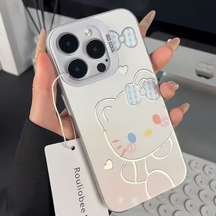 多巴胺KT猫适用苹果17手机壳iphone16promax软壳15/14/13/12/11华为oppofindx8新款vivos30小米一加15荣耀400