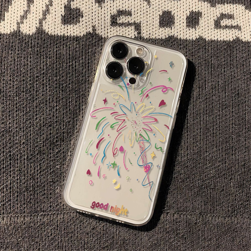 炫彩烟花苹果华为小米荣耀手机壳