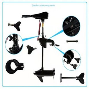 12V无刷挂桨机 36推进器 橡皮艇船外机马达螺旋桨 船用电动TRM