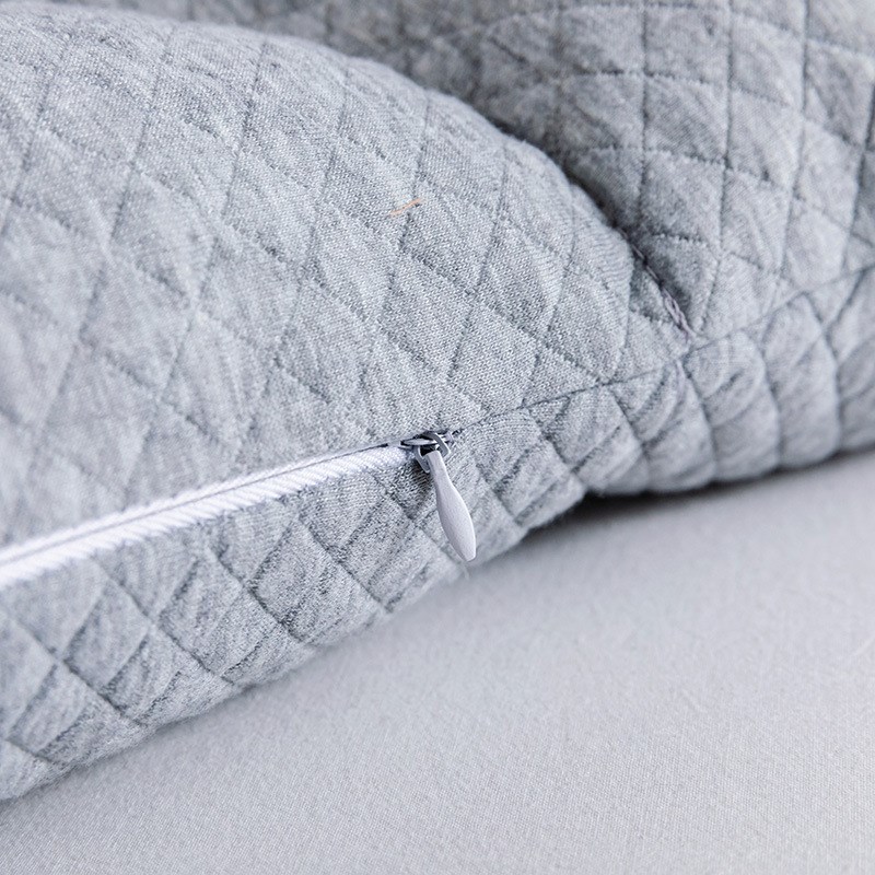 成人C型分区pe软管枕 可水洗空心管枕芯针织棉枕头软管颗粒填充