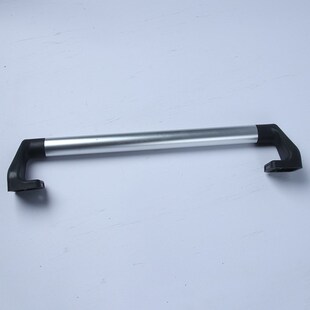 双孔斜装铝合金拉手 烤箱推车拉手工业防护门把手 机床操作件把手