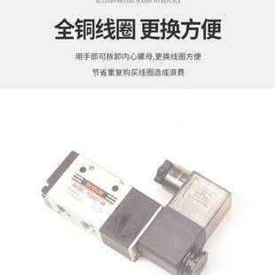 DC24 AC220 换向气动阀 二位三通 电磁阀 博日气动 TG2321