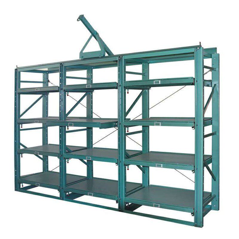 厂家重型半开抽屉式模具架注塑五金车间置物架配葫芦架