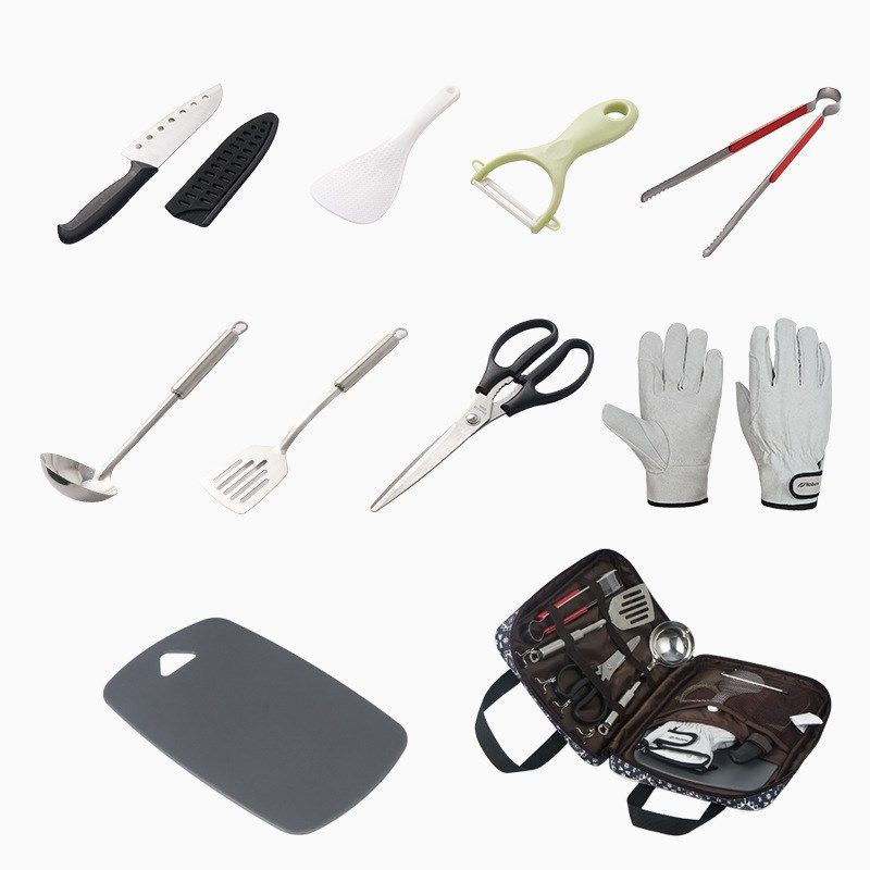 NOBANA户外野营炊具套装房车旅行厨房用具自驾露营餐具配烧烤手套