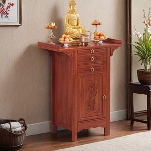 供桌香案家用农村堂屋神龛非实木财神爷供座台神像供奉台香火案台