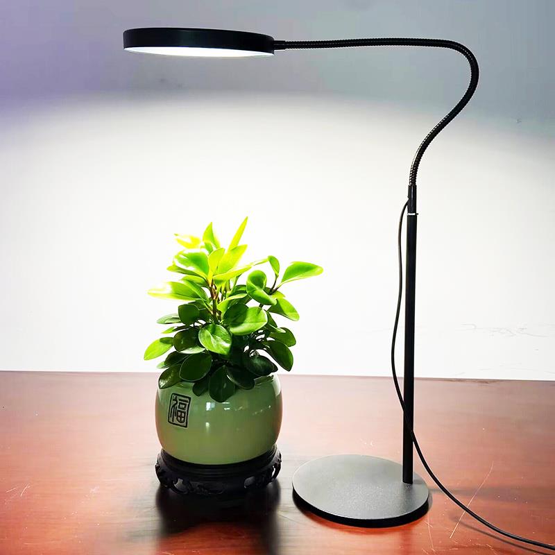 落地款座式全光谱植物生长灯定时桌面植物多肉防徒上色盆栽补光灯