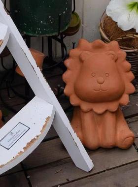 【红陶摆件】宙斯花园庭院露台阳台桌面红陶可爱拍照摆件装饰品