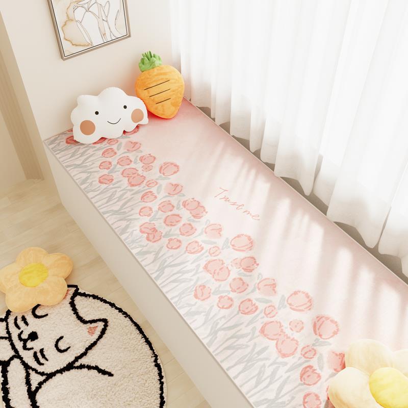 ins风2022新款网红四季通用飘窗垫轻奢简约卧室防水防滑窗台垫子