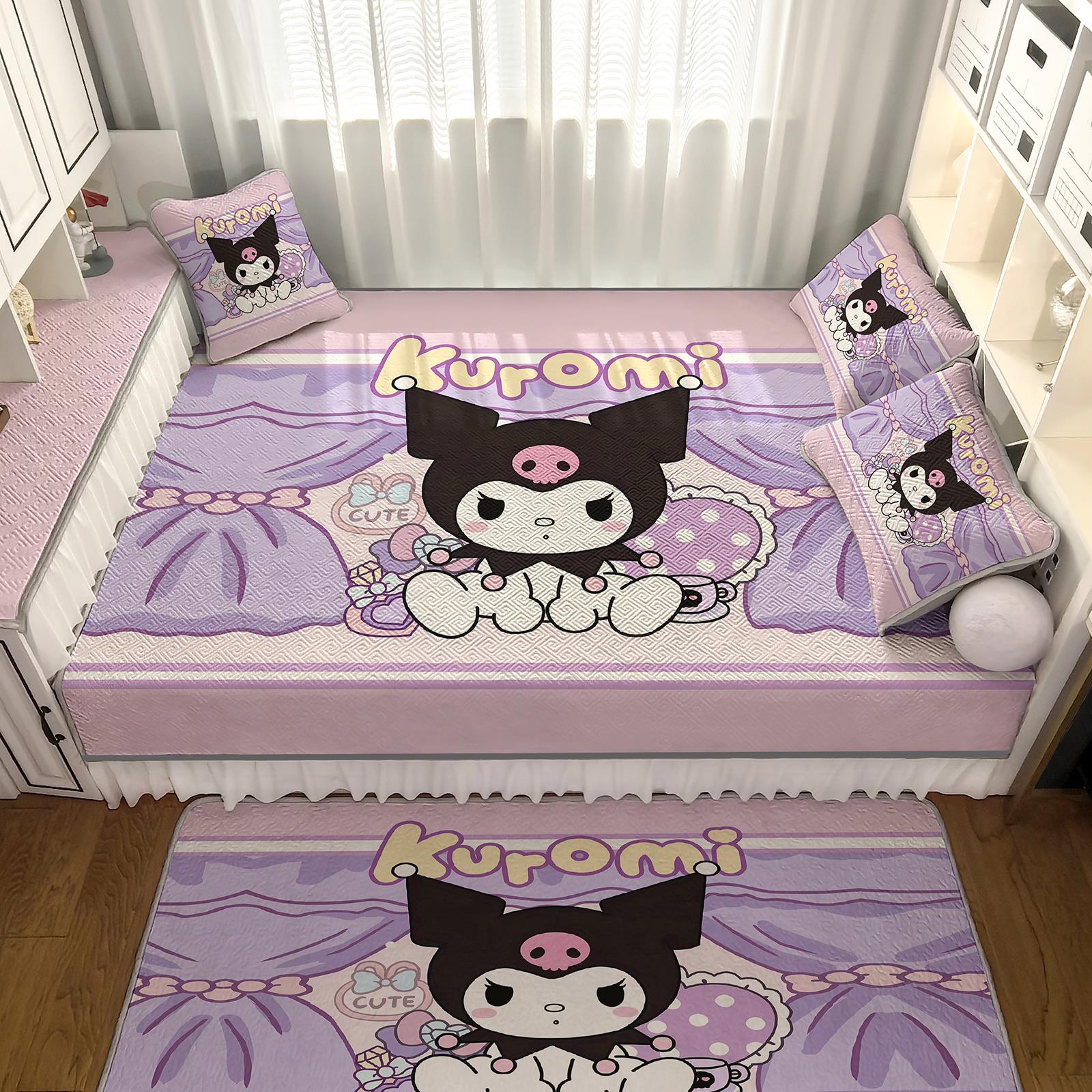 榻榻米床盖2025新款四季通用定制专用的大尺寸床笠卡通库洛米女孩