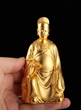 铜文昌帝君佛像文曲星文昌星铜像小佛像家居风水装饰摆饰