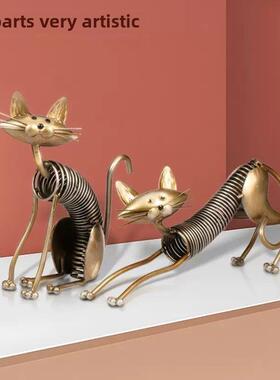 Tooarts创意迷人的猫饰品客厅入口家居配件个性化桌面电视柜礼品