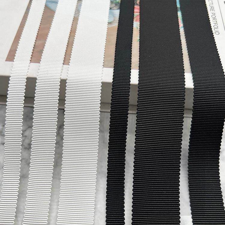 采购产品帽子带子，人造丝棉螺纹齿边，水平谷物带，肋带，宽布条