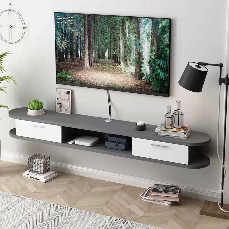 壁挂式电视柜挂墙上悬空挂式简易现代简约客厅卧室小户型超窄吊柜