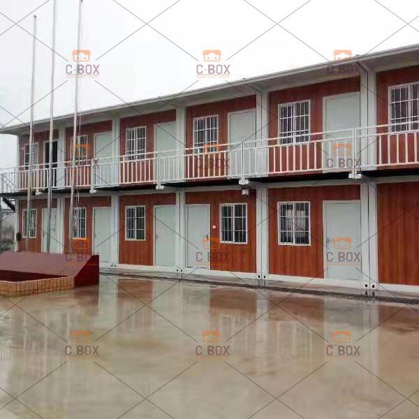 非洲外贸集装箱房打包箱项目工人宿舍房简易快拼集装箱活动板房