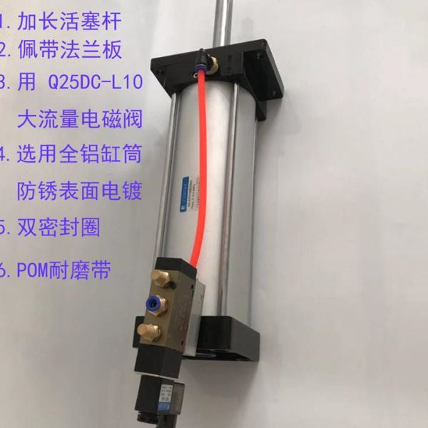 无锡型SCF QGBF-MF1 10A-5F系列除尘带阀气缸63X125 100X250-FA-Y