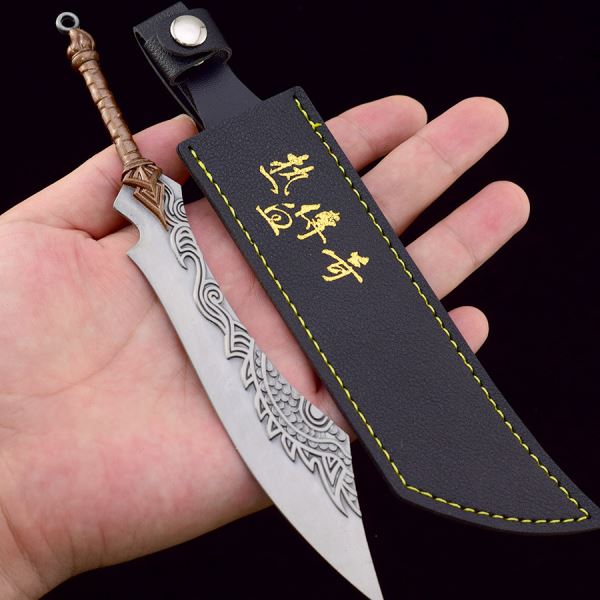 热血传奇游戏周边井中月皮套版武器模型工艺品摆件