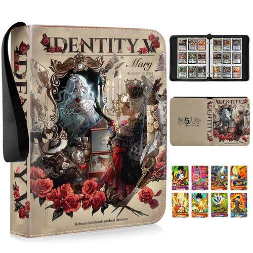 闪魂第五人格收藏卡册大容量四宫格活页3寸拍立得卡片小卡收纳册