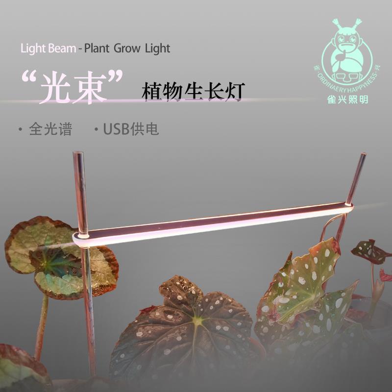 光束植物补光家用上色全光谱LED植物生长灯室内花卉仿太阳生长灯