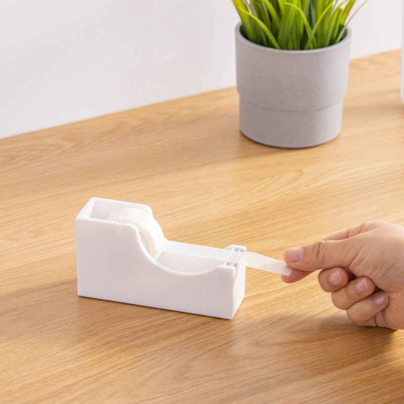 赞扬透明胶带切割器小号胶带撕断器隐形胶带切割座台式胶布切割器