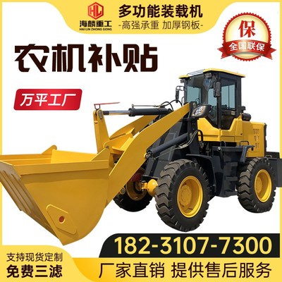 铲车装载机四驱加高臂装粮王20铲车30扫雪车抓木机爪草机工程铲车